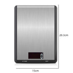 不鏽鋼廚房秤家用食品電子秤，5kg/1g，10kg/1g