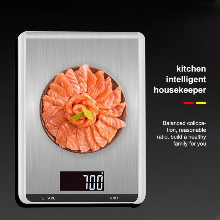 不鏽鋼廚房秤家用食品電子秤，5kg/1g，10kg/1g