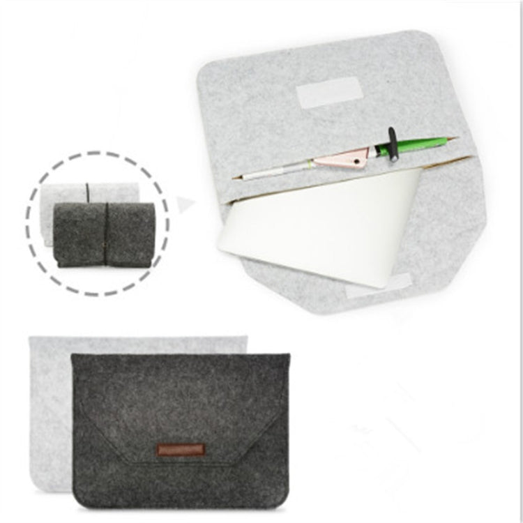 便攜透氣氈套包 適用於 MacBook 筆記型電腦，附電源收納袋，12 吋，13 吋，15 吋，11 吋