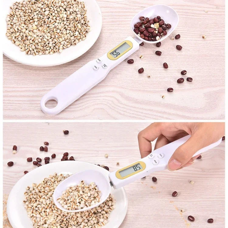 ABS電子量匙 量匙稱重測量工具，規格：500g/0.1g，500g/0.1g ABS白色，500g/0.1g ABS黑色