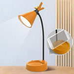 GIVELONG 森林鳥 LED 觸控 USB 桌燈 附手機架 臥室床邊夜燈，GL361-1 紅色，GL361-2 黃色，GL361-3 藍色，GL361-4 綠色，GL362-1 粉紅色，GL362-2 黃色，GL362-3 藍色，GL362-4 綠色，GL363-1 紅色，GL363-2 黃色