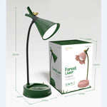 GIVELONG 森林鳥 LED 觸控 USB 桌燈 附手機架 臥室床邊夜燈，GL361-1 紅色，GL361-2 黃色，GL361-3 藍色，GL361-4 綠色，GL362-1 粉紅色，GL362-2 黃色，GL362-3 藍色，GL362-4 綠色，GL363-1 紅色，GL363-2 黃色