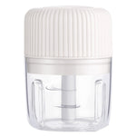 家用蔬菜切割電動USB大蒜搗碎器嬰兒迷你料理機嬰兒輔食機，250ml，100ml+250ml，100ml