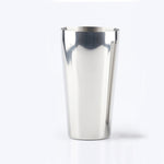 10合1不鏽鋼搖杯竹座套裝斜口酒吧調酒工具，350ml，550ml，750ml