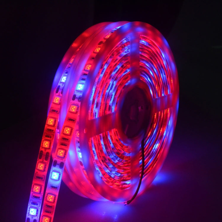 5米 300顆LED SMD 5050 全光譜LED燈帶 Fitolampy 溫室水培植物生長燈，防水