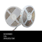 5米 300顆LED SMD 5050 全光譜LED燈帶 Fitolampy 溫室水培植物生長燈，防水