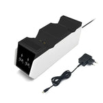 iPega SND-462 手把接觸雙充電器遊戲手把充電器，適用於 PS5，SND-462（美規插頭）、SND-462（歐規插頭）