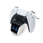 iPega SND-462 手把接觸雙充電器遊戲手把充電器，適用於 PS5，SND-462（美規插頭）、SND-462（歐規插頭）