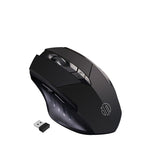 Inphic A1 6鍵 1000/1200/1600 DPI 家用遊戲無線機械滑鼠，顏色：灰色 無線+Bluetooth 4.0+Bluetooth 5.0，黑色 無線+Bluetooth 4.0+Bluetooth 5.0，黑色 無線充電靜音版，灰色 無線充電靜音版