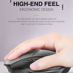 Inphic A1 6鍵 1000/1200/1600 DPI 家用遊戲無線機械滑鼠，顏色：灰色 無線+Bluetooth 4.0+Bluetooth 5.0，黑色 無線+Bluetooth 4.0+Bluetooth 5.0，黑色 無線充電靜音版，灰色 無線充電靜音版
