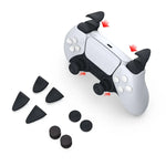 2 套 8 合 1 手把扳機按鈕 + 搖桿帽，適用於 PS5，8 合 1 手把扳機按鈕