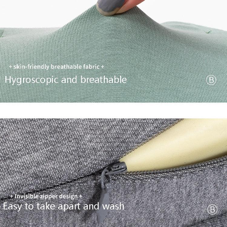 BEWALKER Multifunctional Student Portable Nap Pillow Waist Support Foldable Memory Foam Nap Pillow Office Sleeping Pillow, 38x20x15cm