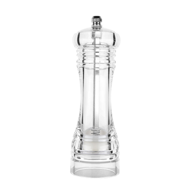 亞克力透明胡椒研磨器 手動胡椒研磨器陶瓷芯多用途調味瓶，4英寸，5英寸，6英寸