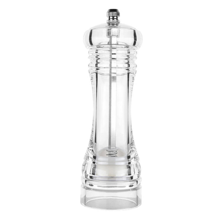 亞克力透明胡椒研磨器 手動胡椒研磨器陶瓷芯多用途調味瓶，4英寸，5英寸，6英寸