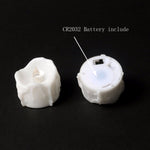 12個/盒 LED蠟燭電子茶蠟模擬淚滴電子蠟燭燈婚禮裝飾蠟燭燈