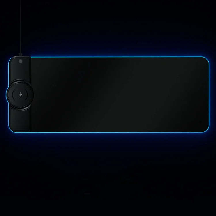 RGB01 10W 無線充電滑鼠墊 RGB 發光滑鼠墊，尺寸：800 x 300 x 4mm