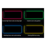 RGB01 10W 無線充電滑鼠墊 RGB 發光滑鼠墊，尺寸：800 x 300 x 4mm