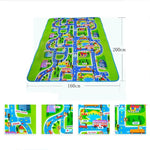 兒童泡沫地墊 嬰兒遊戲墊 爬行地毯玩具，200cmx160cmx5mm