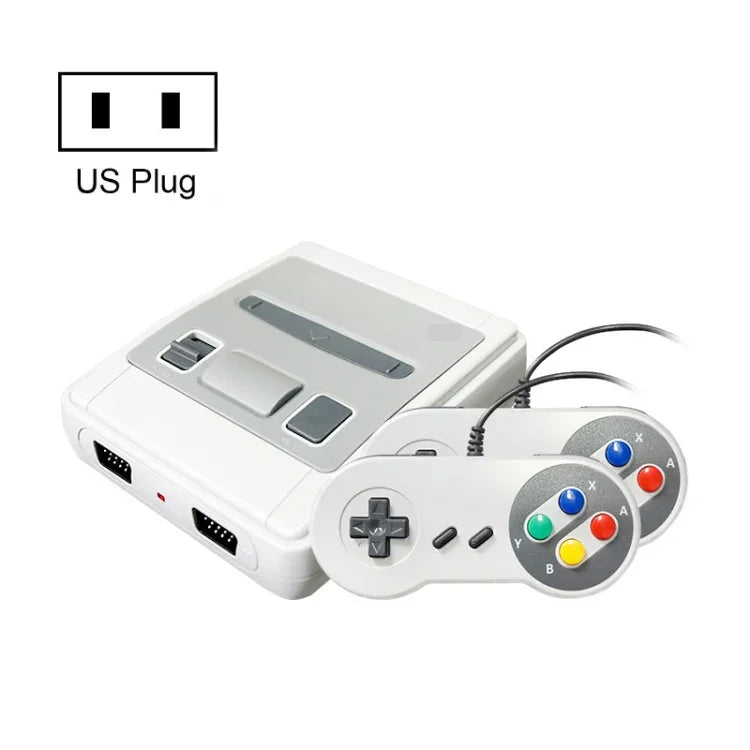 SFC620 迷你 8 位元電視遊戲機，內建 620 款遊戲，支持 AV 輸出，SFC620（美規插頭）