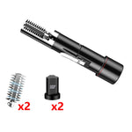 電動魚鱗刮除器家用自動無線刮鱗工具，中國插頭，黑色單電池、黑色單電池+刀頭、黑色雙電池、黑色雙電池+刀頭、紅色單電池、紅色單電池+刀頭