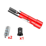 電動魚鱗刮除器家用自動無線刮鱗工具，中國插頭，黑色單電池、黑色單電池+刀頭、黑色雙電池、黑色雙電池+刀頭、紅色單電池、紅色單電池+刀頭