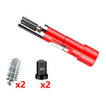 電動魚鱗刮除器家用自動無線刮鱗工具，中國插頭，黑色單電池、黑色單電池+刀頭、黑色雙電池、黑色雙電池+刀頭、紅色單電池、紅色單電池+刀頭