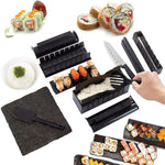 11合1壽司模具附壽司刀 飯糰模具 DIY創意家用壽司卷套裝，壽司卷套裝