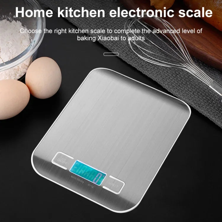 不鏽鋼小型食品電子秤 廚房便攜烘焙電子秤，5kg/1g（電池款白色），5kg/1g（電池款黑色），10kg/1g（電池款白色），5kg/1g（可充電白色），10kg/1g（可充電白色）