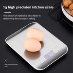 不鏽鋼小型食品電子秤 廚房便攜烘焙電子秤，5kg/1g（電池款白色），5kg/1g（電池款黑色），10kg/1g（電池款白色），5kg/1g（可充電白色），10kg/1g（可充電白色）