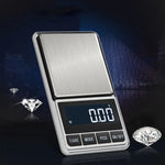 廚房不鏽鋼迷你便攜秤 高精度珠寶秤 電子秤，100g/0.01g，200g/0.01g，300g/0.01g，500g/0.01g，500g/0.1g