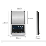 廚房不鏽鋼迷你便攜秤 高精度珠寶秤 電子秤，100g/0.01g，200g/0.01g，300g/0.01g，500g/0.01g，500g/0.1g
