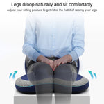 記憶泡棉花瓣坐墊 辦公椅家用汽車座墊，無收納袋，有收納袋