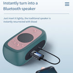 BT201 藍牙 5.0 USB 2 合 1 藍牙音頻接收器發射器 含 LCD 顯示, 藍牙音頻接收器發射器含 LCD 顯示