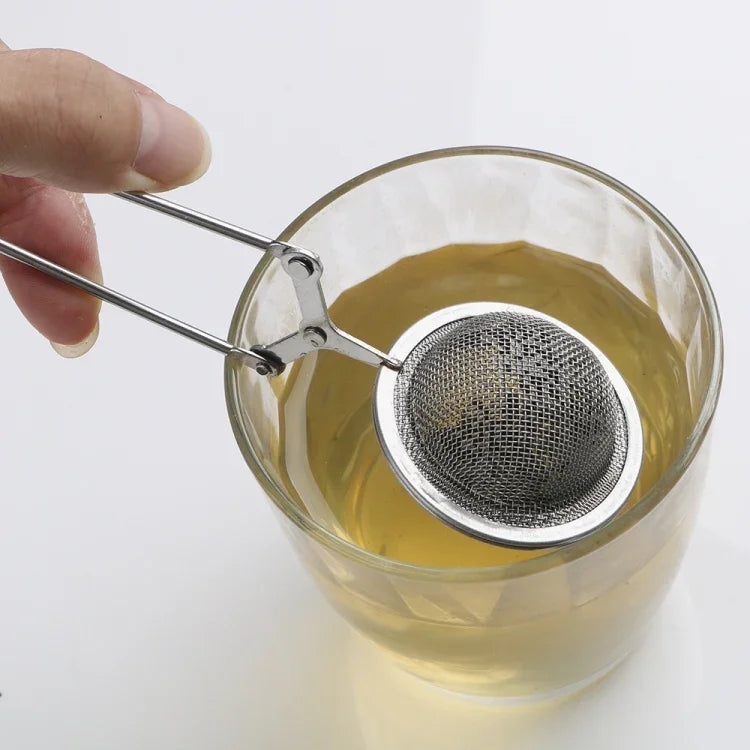 2個裝不鏽鋼球形網狀茶濾器咖啡草本香料過濾器茶葉過濾器，不鏽鋼