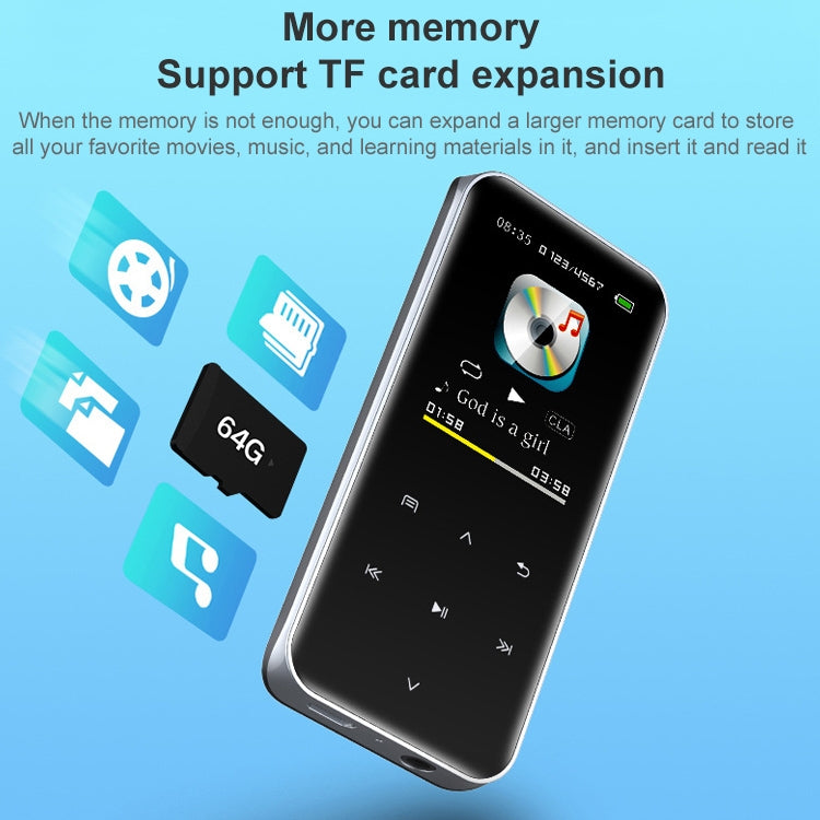 便攜藍牙觸控螢幕MP3播放器錄音機電子書，4GB、8GB、16GB、32GB
