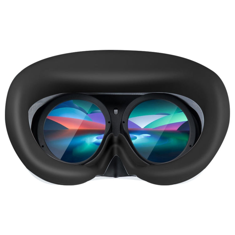 適用於Pico 4 VR護目鏡眼墊矽膠保護套，適用於Pico 4眼墊（淺灰色），適用於Pico 4眼墊（黑色）