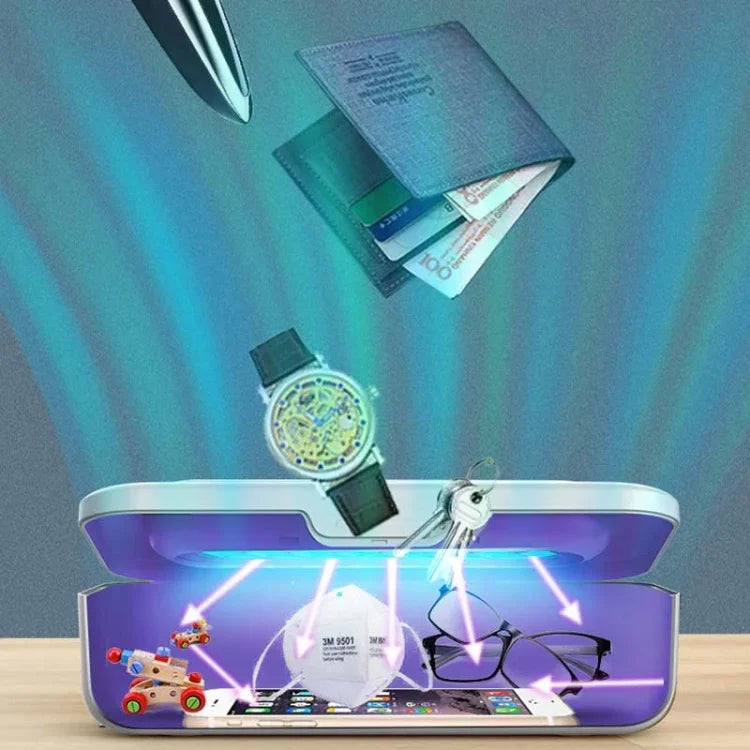 XD003 內衣紫外線消毒機化妝刷收納消毒盒，XD003 白色，XD003 粉色