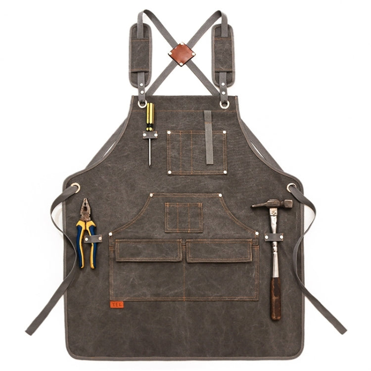 帆布圍裙 理髮師 烘焙 咖啡廳 園藝 木工 男女工作服 成人款，兒童47cm，兒童57cm