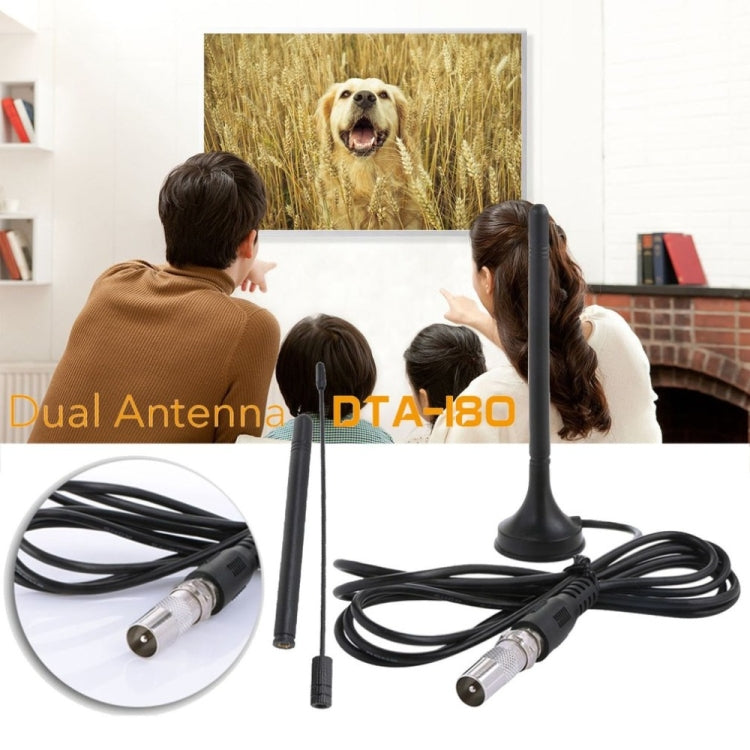 家用收音機 FM 天線 DTMB 電視信號放大器 DVB-T/T2 車用天線，電視公頭，電視公頭轉母頭