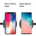 K8 10W 通用鋁合金手機無線充電器，附 1 米線，附 50 公分線