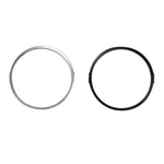 7 Inch Motorcycle Headlight Modification Parts Headlight Ring Bracket, Black, Silver