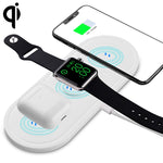 KT-W50A8 3 合 1 10W 多功能支架無線充電器，適用 iPhone / iWatch / AirPods