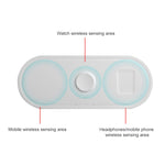 KT-W50A8 3 合 1 10W 多功能支架無線充電器，適用 iPhone / iWatch / AirPods