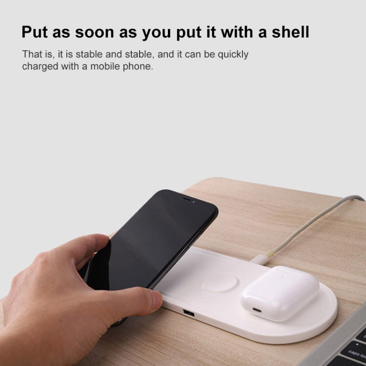 KT-W50A8 3 合 1 10W 多功能支架無線充電器，適用 iPhone / iWatch / AirPods