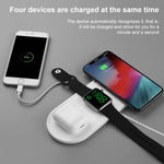 KT-W50A8 3 合 1 10W 多功能支架無線充電器，適用 iPhone / iWatch / AirPods