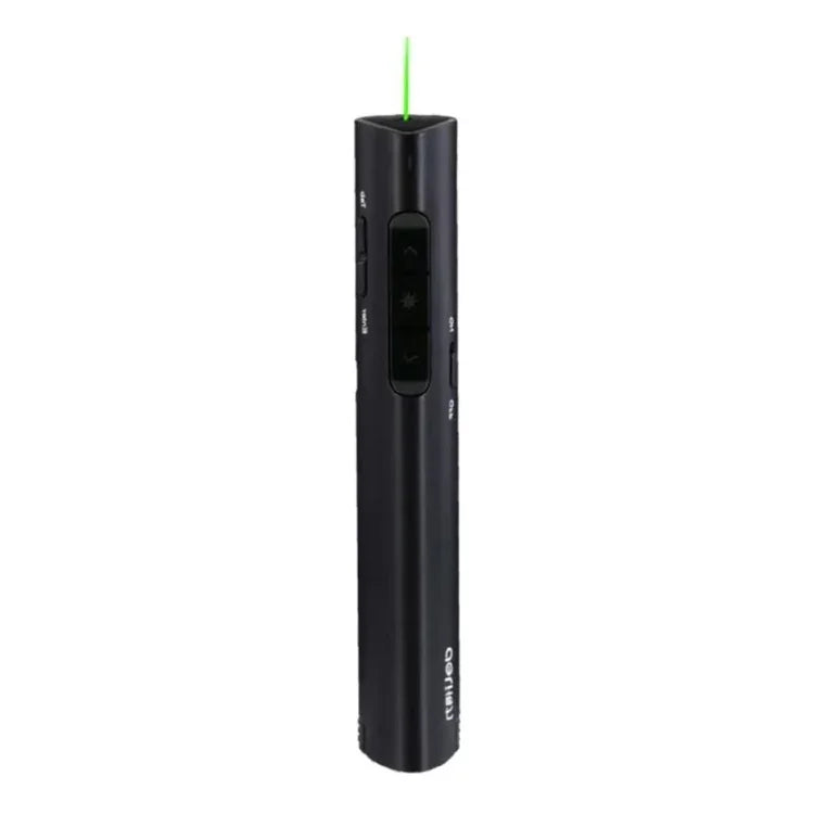 Deli 2.4G 翻頁筆 商務簡報遙控筆，2801 黑色（紅光）、2801 白色（紅光）、2801G 黑色（綠光）、2801G 白色（綠光）、TM2801 黑色（紅光）、TM2801 白色（紅光）