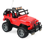 電動兒童四向遙控車玩具模型，1:18 比例，紅色 SUV 6061
