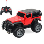 電動兒童四向遙控車玩具模型，1:18 比例，紅色 SUV 6061