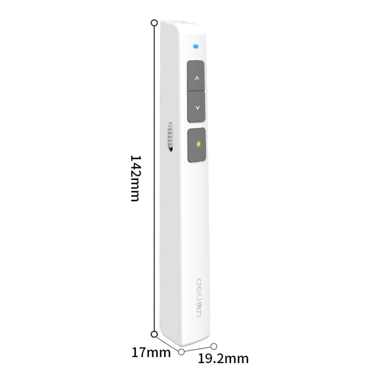 Deli 2.4GHz 雷射翻頁筆 可充電演講投影筆，2802PL（白色）、2802PL（黑色）、2802L（白色）、2802L（黑色）