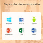 Deli 2.4GHz 雷射翻頁筆 可充電演講投影筆，2802PL（白色）、2802PL（黑色）、2802L（白色）、2802L（黑色）
